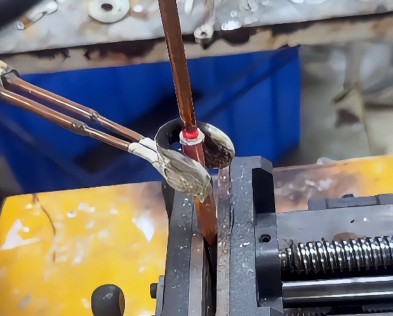 铜管和铁管能高频焊接吗？实测手持式高频焊机，效果直观可见